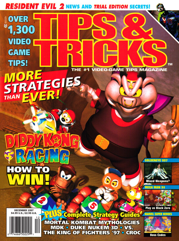 Tips & Tricks Issue 034 (December 1997) cover